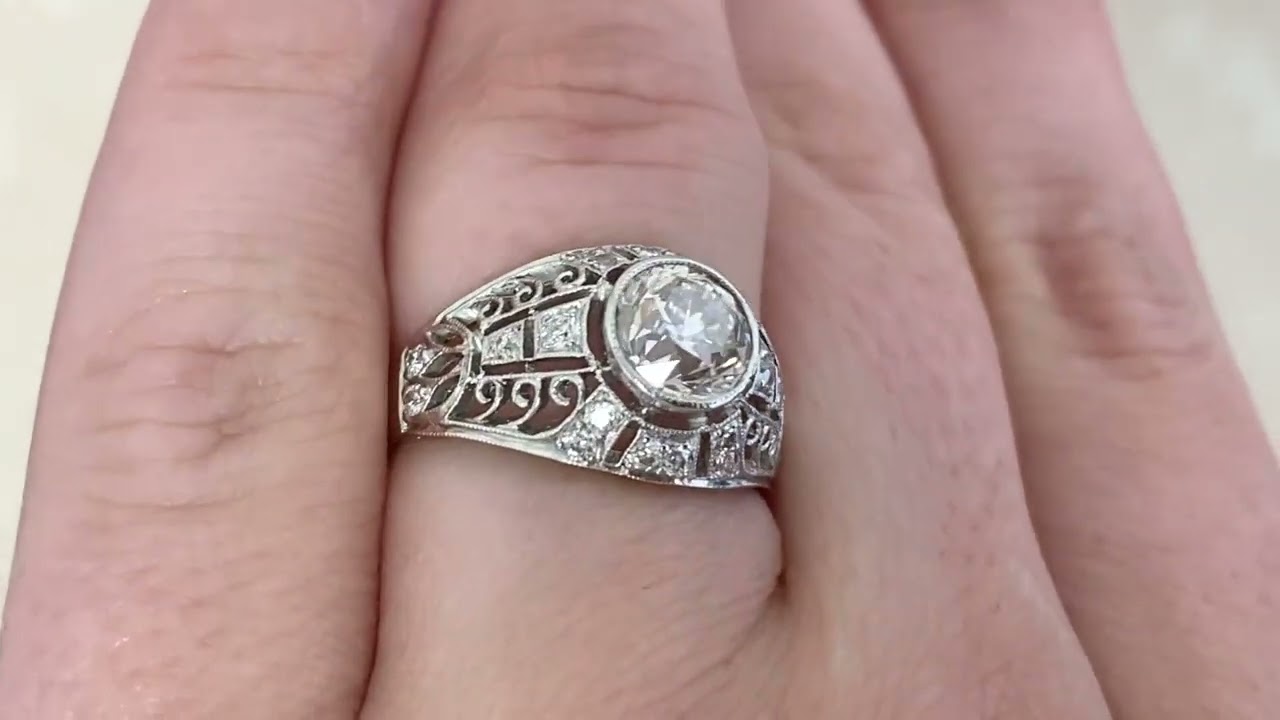 Whitfield Ring. Circa 1900, Antique, Edwardian Era - Hand Video -