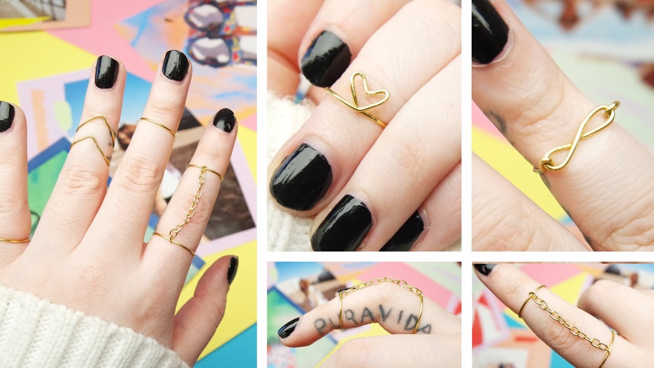 DIY Midi Rings - 5 Designs! | by tashaleelyn