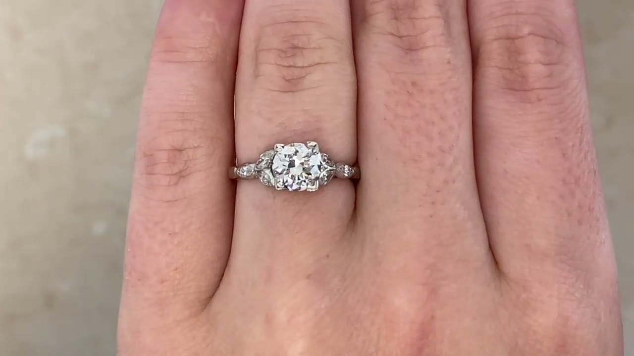 Vintage 1.01ct Diamond Currie Ring, Circa 1950
