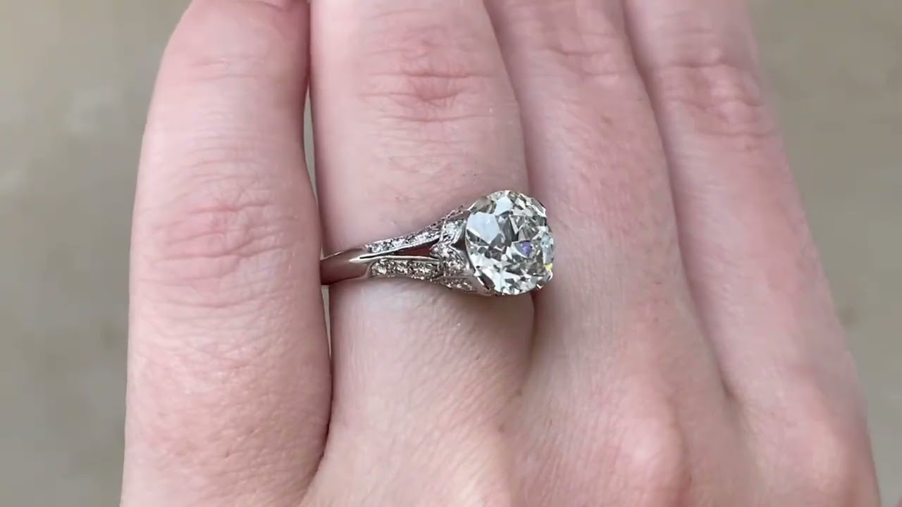 Art Deco 2.00ct Diamond Villamont Ring, Circa 1920
