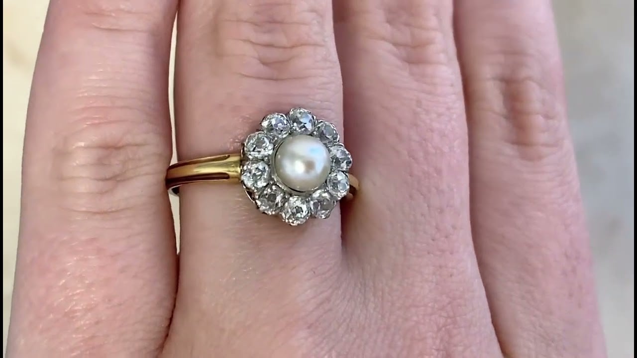 Colville Ring. Circa 1900, Antique, Edwardian Era - Hand Video -
