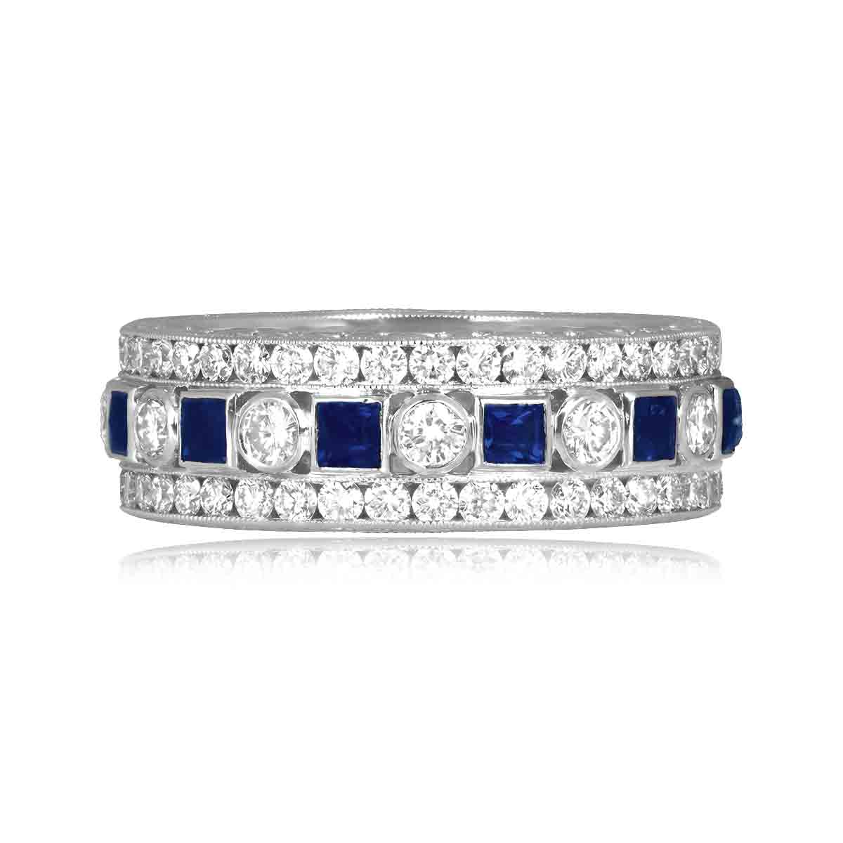 Stacked from 46 images. Method=C (S=1) Diamond and Sapphire Accent Albion Band 6.8mm 15982 TV photo