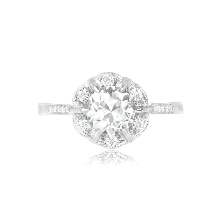 0.90ct Old European Cut Diamond Madrid Engagement Ring