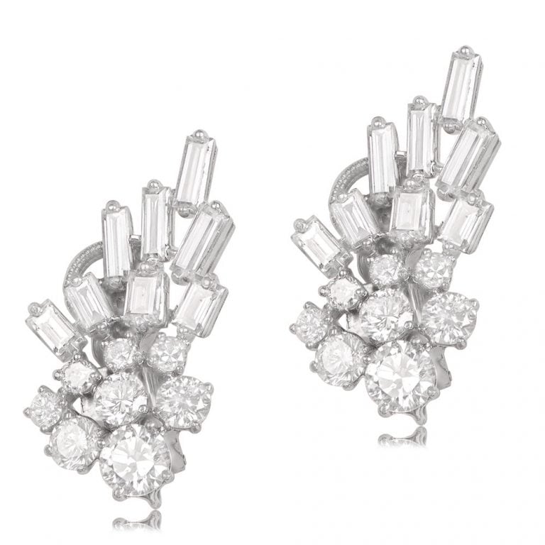 Vintage Retro Era Glen Rock Earrings. Circa 1940
