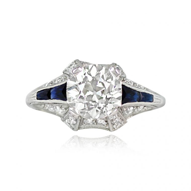 1.85ct Amsterdam Ring. Circa 1920, Antique, Art Deco Era