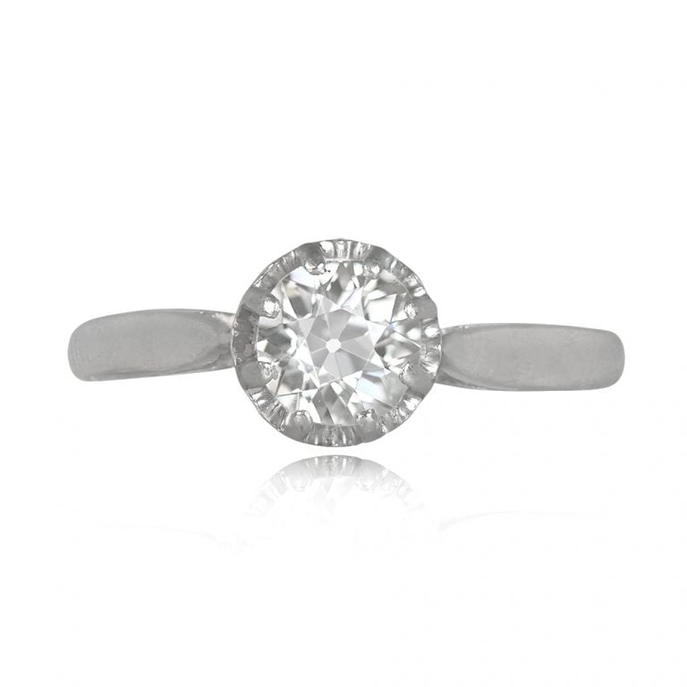 Art Deco 0.43ct Diamond Engagement Ring. Lewes Ring, Circa 1920