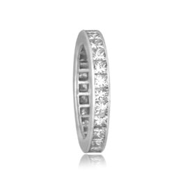 Estate Princess Cut diamond Eternity Monson Band 8243 TSV