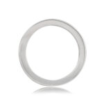 Platinum Baguette Cut Diamond Douglaston Band Side View