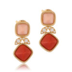 Vintage VCA Coral Earrings