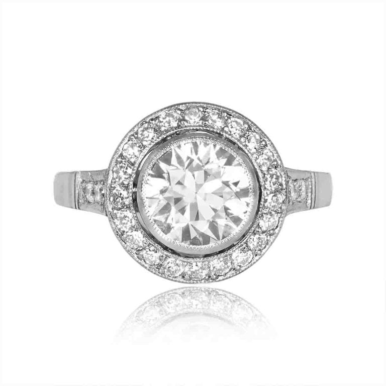 1.49ct The European Halo Ring