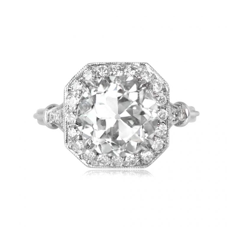 Dover Ring. 3.02ct Old European Cut Diamond Ring