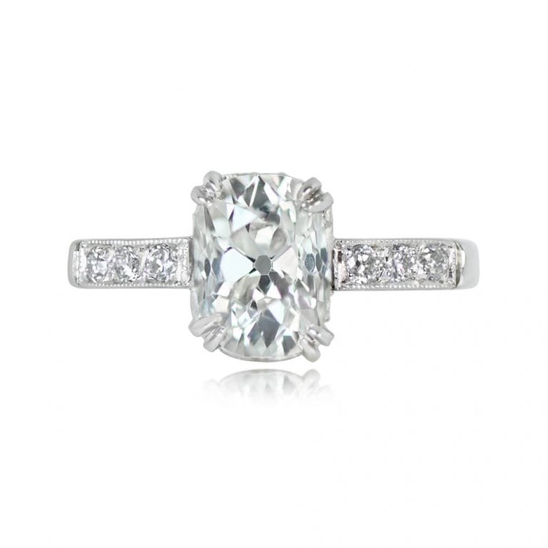 1.57ct Elongated Antique Cushion Cut Longmeadow Ring