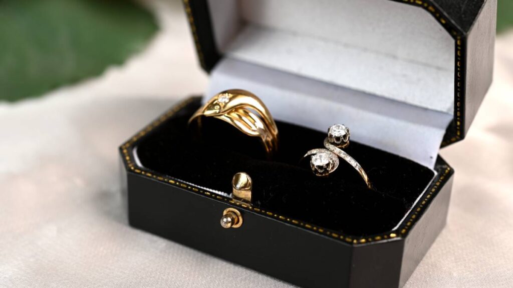 April Birthstone Jewelry in Box EDJ
