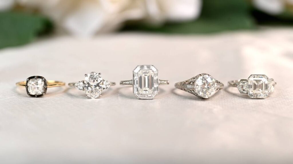 Diamond Engagement Rings from Estate Diamond Jewelry