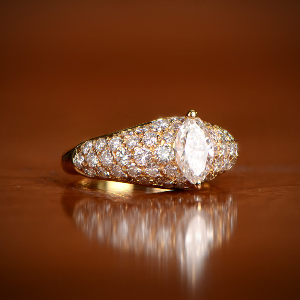 Cartier Marquise Engagement Ring