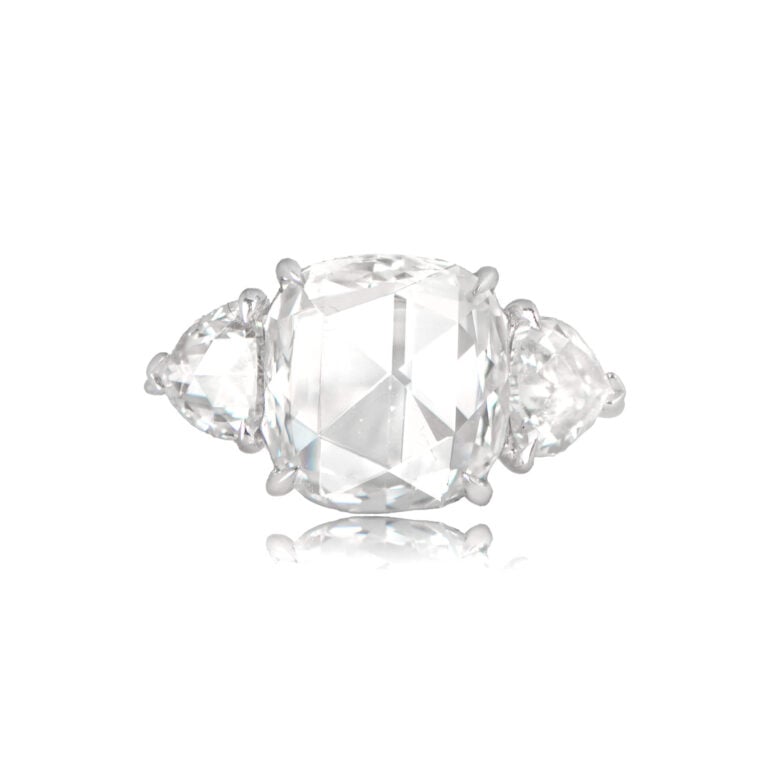 3.11ct Rose Cut Diamond Bergon Ring