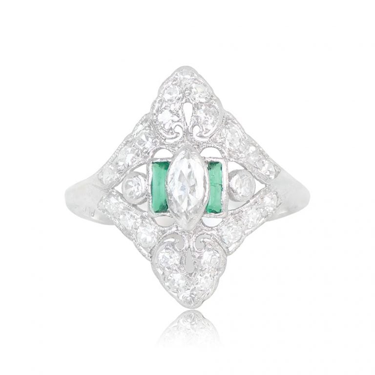 Art Deco Peekskill 0.35ct Diamond Ring. Circa 1920