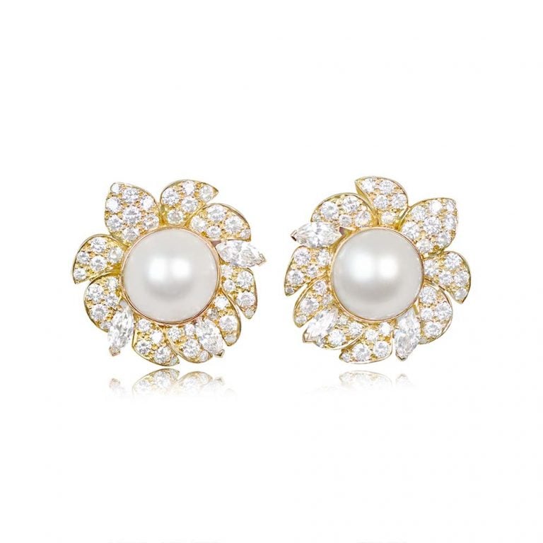 Vintage VCA Pearl Earrings