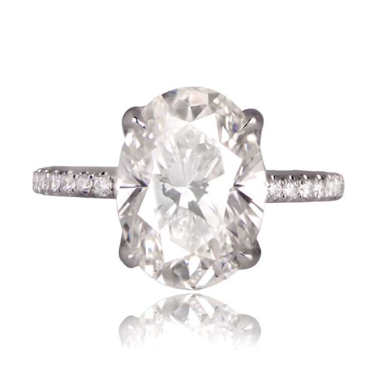 5.03ct Oval Cut Diamond Salamanca Ring