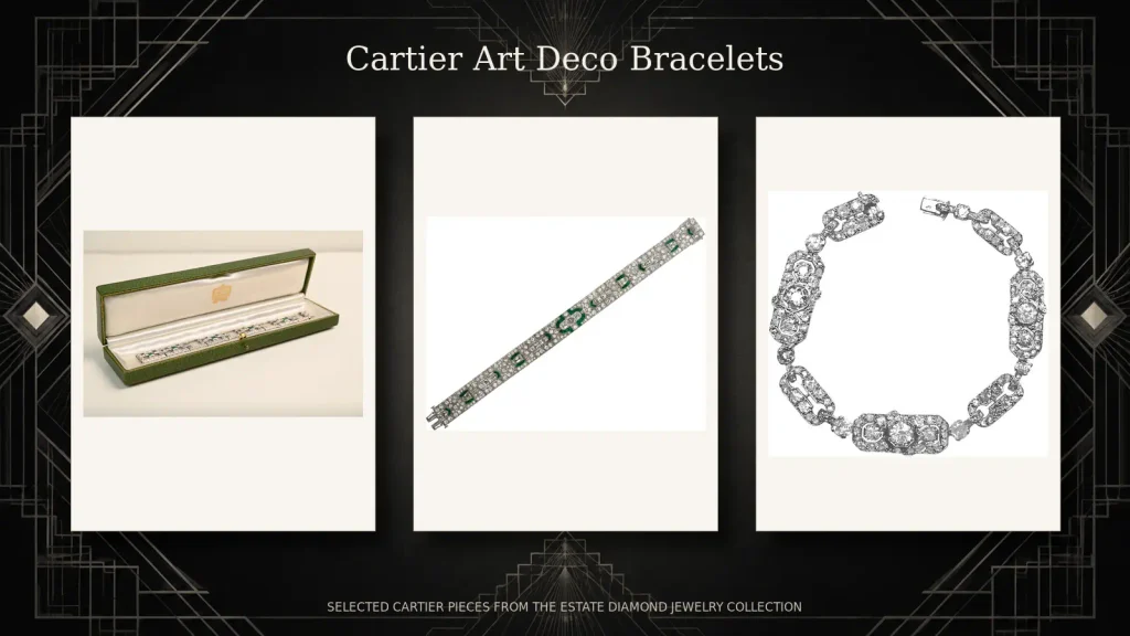 Cartier Art Deco Bracelets from Estate Diamond Jewelry