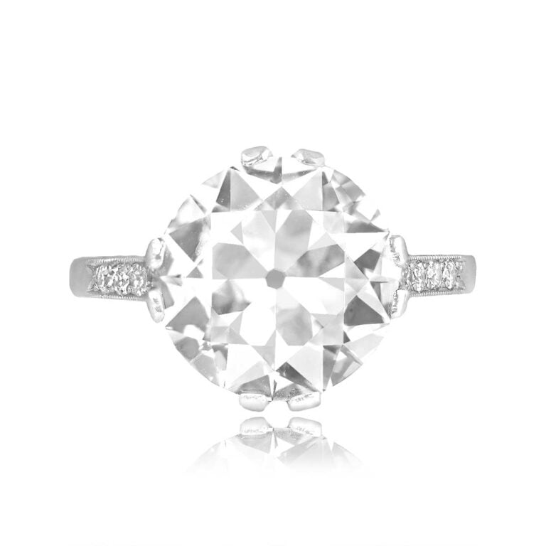 Art Deco GIA 5.21ct Hemingway Ring, Circa 1925