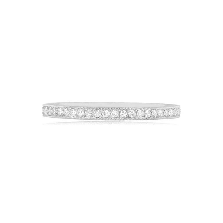 Platinum Pave-Set Diamond Eternity Montrose Band 2.00mm