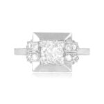 Retro Old European Cut Diamond Ring - Berge Ring 13495