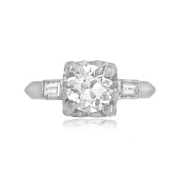 Antique GIA 1.06ct Diamond Southwell Ring. Art Deco Era, Circa 1935 13782