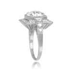 Antique Art Deco 3.07ct Diamond Halo Engagement Ring. Glenview Ring 14273