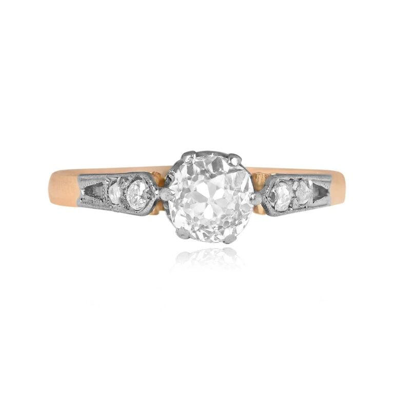 Antique 0.70 Carat Engagement Salla Ring, Circa 1900