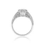 0.75 carat center Old European Cut Carbella Ring. Circa 1925, Antique, Art Deco Era 15321