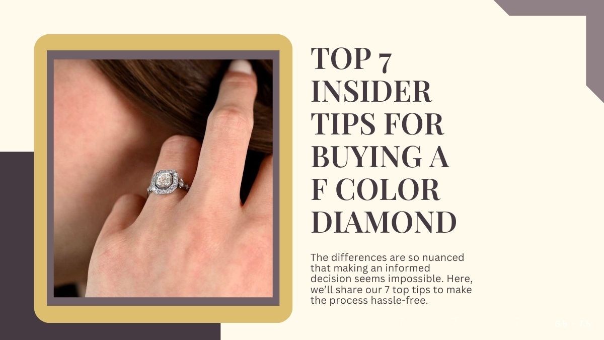 Complete Guide to F Color Diamonds - Estate Diamond Jewelry
