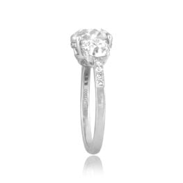 2.16ct antique cushion cut diamond accent platinum Westchester Ring 16272 TSV