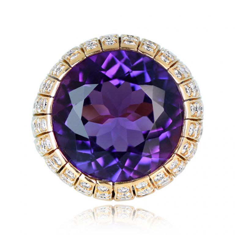 Vintage 13.54ct Amethyst Montalegre Ring. Circa 1975