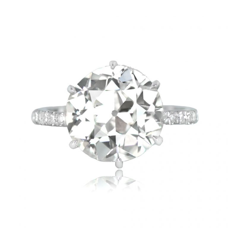 Vintage 6.00ct Old European Diamond Crestview Ring. Circa 1950