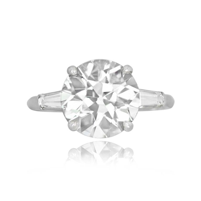 Vintage 4.12ct Swiss Ring. Circa 1950