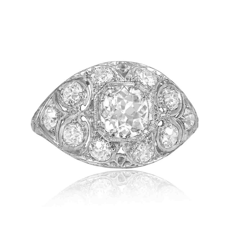1.08ct Antique Edwardian Teterboro Ring, Circa 1910