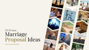 marriage proposal images in artistic layout