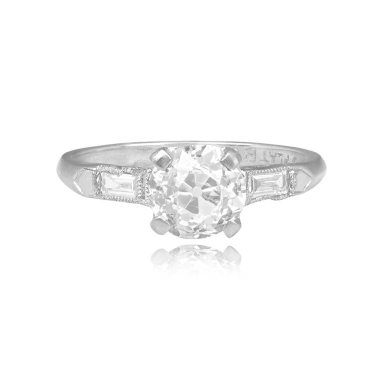 Antique, Art Deco Era Diamond Arles Ring, Circa 1920