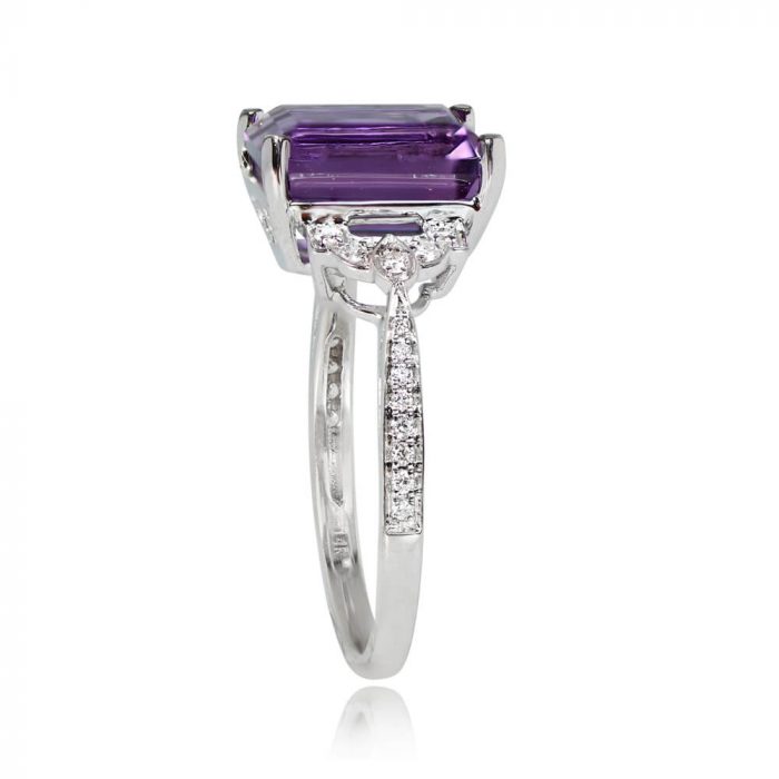 Meridian Aurora Amethyst Ring