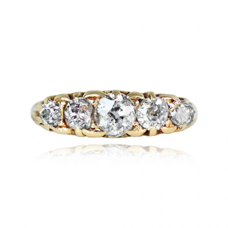 Woodbridge Ring. Circa 1840, Antique, Victorian Era