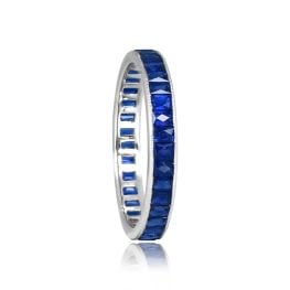 Platinum band Sapphire Eternity Columbia Band 3.1mm 15821