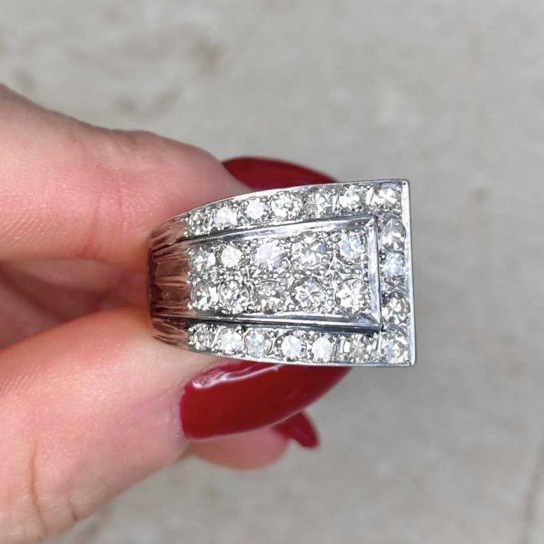 Vintage Retro Era Metcalf Ring. Circa 1945