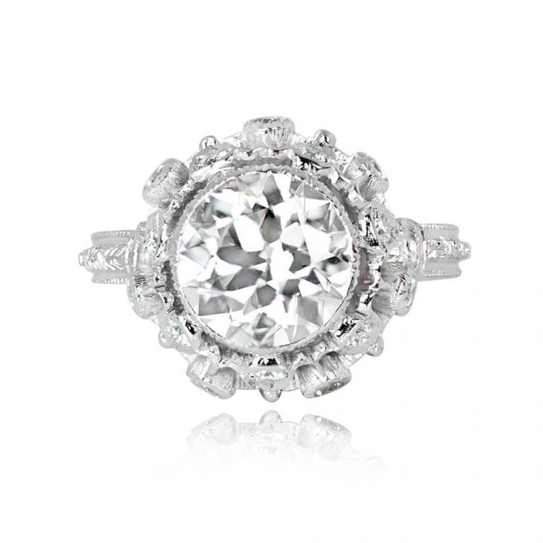 Buccellati Vintage 2.23ct Diamond Ring. Circa 1960