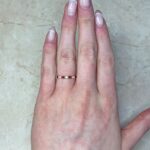 Alternating Ruby And Diamond Half Eternity Band 14452-F1