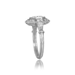 1ct Diamond Octagon design with diamond Halo Arca Ring 13716