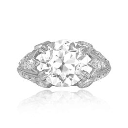4.22ct Old European Cut Diamond Ring - Devon Ring 14035 TV