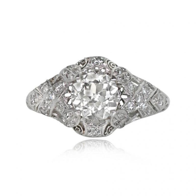 Edwardian Era 1.48ct Diamond Dartmouth Ring, Circa 1915