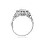 Art Deco 1.59ct Diamond Geometric Holbrook Ring, Circa 1920 14539