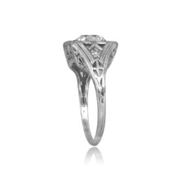 Antique 1.59 carat Diamond Geometric Holbrook Ring, Circa 1920 14539